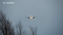 British Airways plane aborts landing in strong wind at UK airport