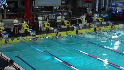 100m dos messieurs finale - Open des Alpes de natation