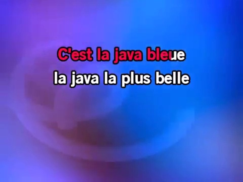 Karaoke - La Java Bleue - Patrick Bruel