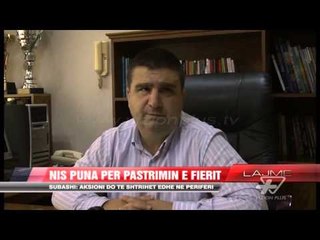 Nis puna për pastrimin e Fierit - News, Lajme - Vizion Plus