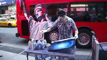 Очередной шедевр уличного художника