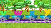 ABC Train Songs | Popular Nursery Rhymes For Children | 3D Animation Cartoon Rhymes For Ki