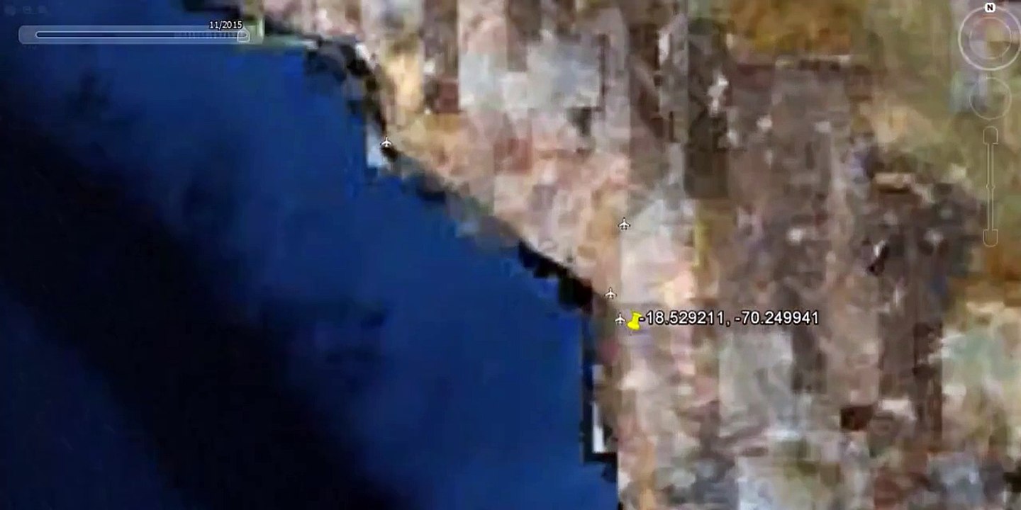 Coca Cola Logo in Arica, Arica y Parinacota, Chile (Google Earth)