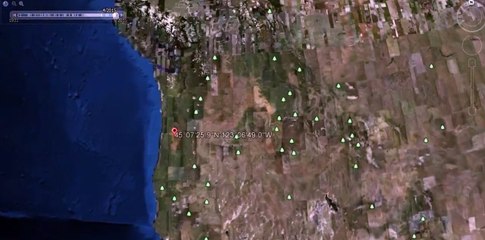 Firefox Logo in Dayton, Oregon, USA (Google Earth)