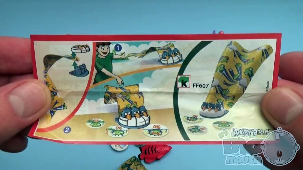 Angry Birds Kinder Surprise Egg Learn-A-Word! Spelling Water Buddies! Lesson 3