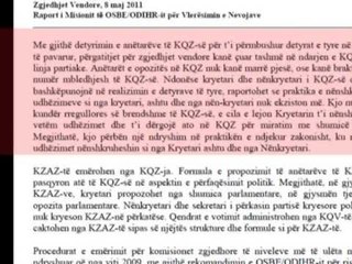 RAPORTI OSBE ODHIR MJEDISI POLITIK ESHTE THELLESISHT I POLARIZUAR LAJM