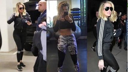 Khloe Kardashian Gets Back To The Gym After Month Off