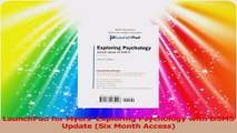 LaunchPad for Myers Exploring Psychology with DSM5 Update Six Month Access Read Online