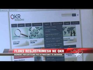 Fluks regjistrimesh në QKR - News, Lajme - Vizion Plus
