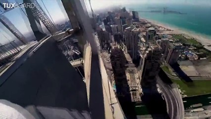 Free run extrême... Faut pas avoir le vertige
