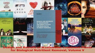 Read  Design and Retrofit of Wastewater Treatment Plants for Biological Nutritient Removal Ebook Free