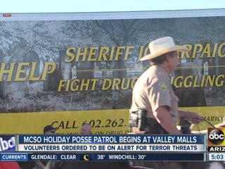 MCSO holiday posse patrol begins at Valley malls