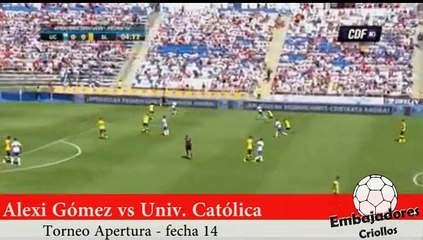 Highlights de Alexi Gómez vs Universidad Católica