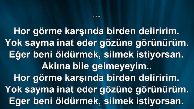 Tan - Of - 2010 TÜRKÇE KARAOKE