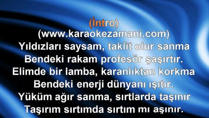Tan - Profesör - (2012) TÜRKÇE KARAOKE