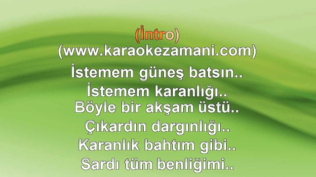 Tan - Sanmaki Yaşıyorum - (Ferdi Tayfur - Cover) - 2009 TÜRKÇE KARAOKE
