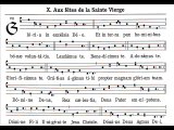 Gloria gregorian missa X, In Festis B.M.V. 2 (Alme Pater)