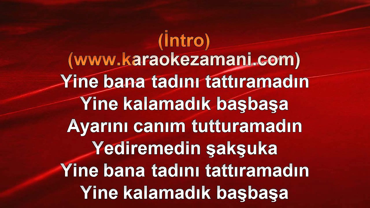 Tarık Mengüç - Şak Şuka - 2004 TÜRKÇE KARAOKE
