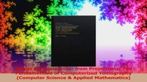 Image Reconstruction from Projections The Fundamentals of Computerized Tomography PDF