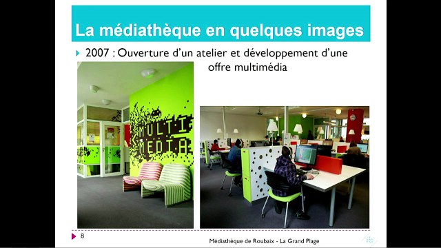 Rencontre Médiation & numérique 2015 : Médiathèque de Roubaix