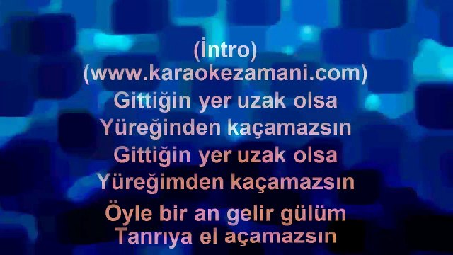 Tarık Mengüç - Kaybolursun - 2011 TÜRKÇE KARAOKE