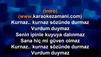 Tarık Mengüç - Kırıta Kırıta - 2004 TÜRKÇE KARAOKE
