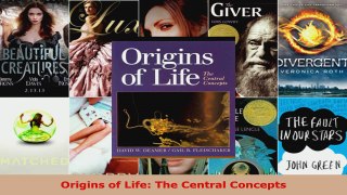 Download  Origins of Life The Central Concepts PDF Free