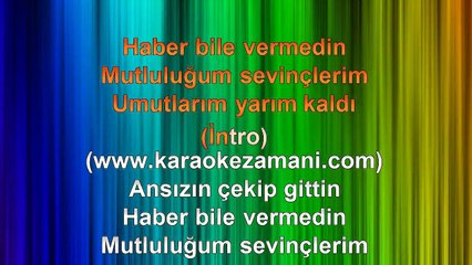 Tarık Mengüç - Yar - 2011 TÜRKÇE KARAOKE