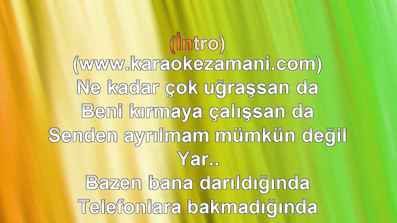 Tarkan - İşim Olmaz - 2010 TÜRKÇE KARAOKE