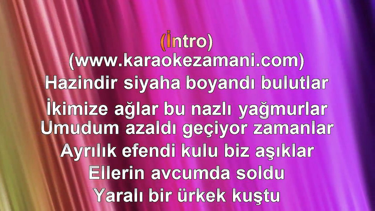 Tarkan - Kayıp - 2010 TÜRKÇE KARAOKE