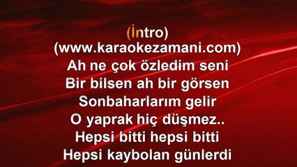 TNK - Yine Yazı Bekleriz - 2010 TÜRKÇE KARAOKE