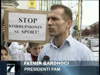 KUNDER MINISTRIT FEDERATA E TAEKWONDOS PROTESTE KUNDER XHAFERAJT LAJM