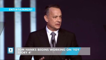 Tom Hanks begins working on 'Toy Story 4'