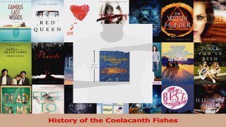 PDF Download  History of the Coelacanth Fishes PDF Online