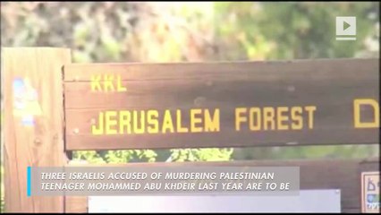 Murderers of Palestinian teen to be sentenced