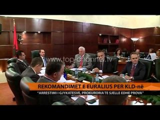 Rekomandimet e Euralius për KLD-në - Top Channel Albania - News - Lajme