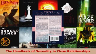 Read  The Handbook of Sexuality in Close Relationships Ebook Free