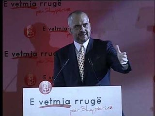 PS CEL FUSHATEN FJALA E KREUT TE PS EDI RAMA NE DURRES LAJM