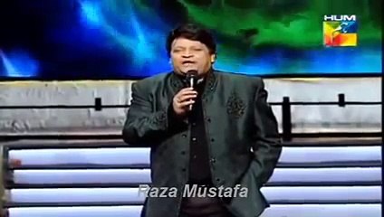 Umer Sharif Live Performance in 1st Hum Tv Awards 28th April 2013 -