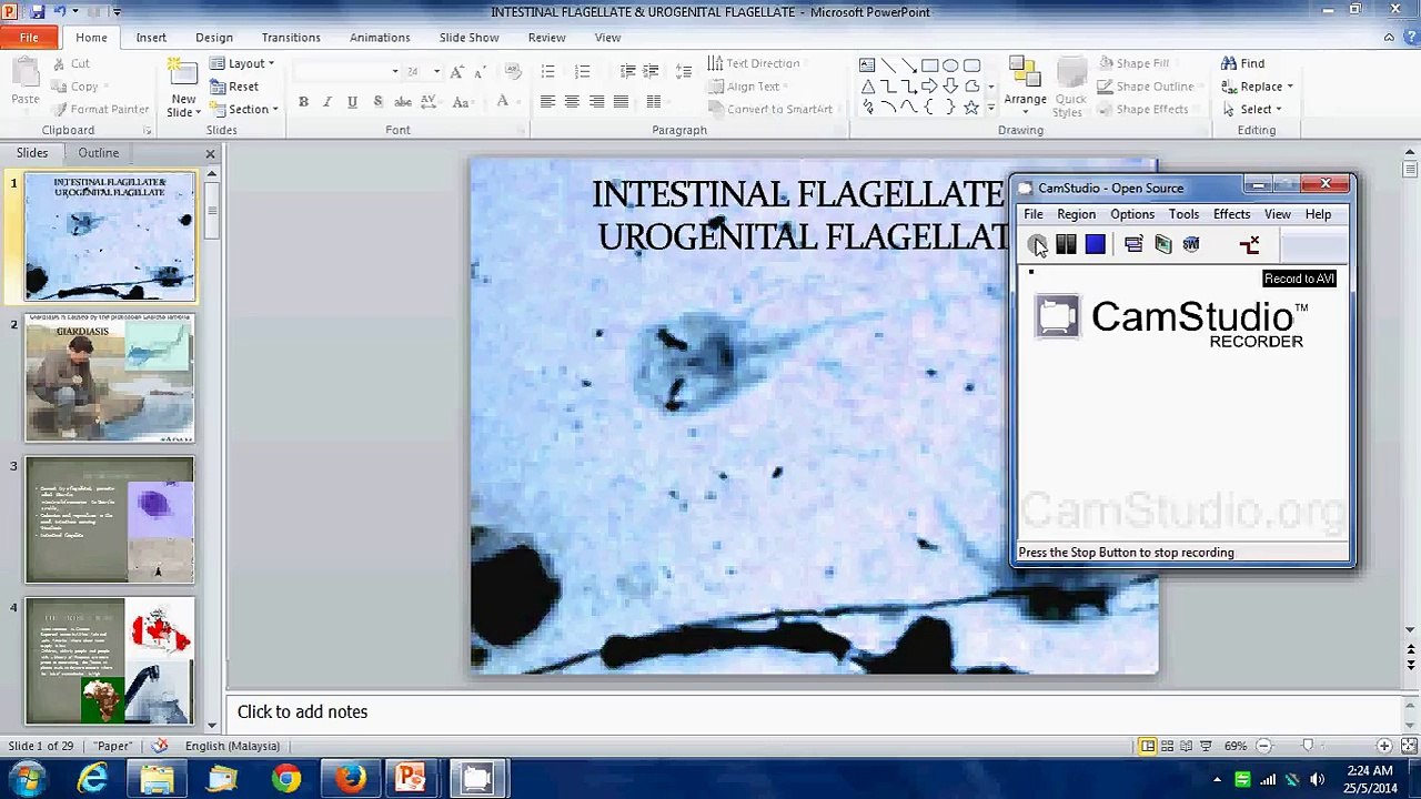 Giardiasis & Parasitology