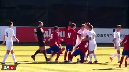 Luca Zidane expulsé pour un coup de tête