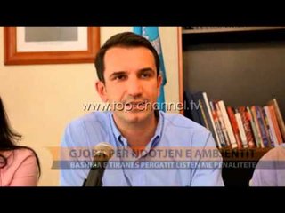Bashkia e Tiranës, gjoba për ndotjen e ambientit - Top Channel Albania - News - Lajme