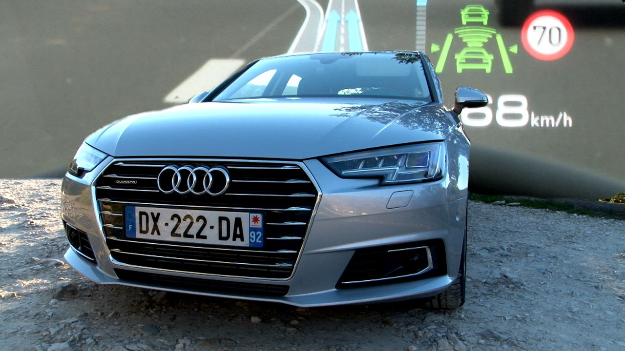 Essai de la nouvelle Audi A4, 1ère partie les aides à la conduite.
