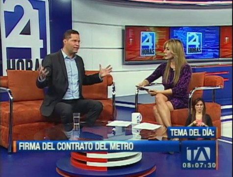 Mauricio Rodas, alcalde de Quito, habla sobre el Metro