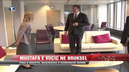 Mustafa e Vuçiç bisedime në Bruksel - News, Lajme - Vizion Plus