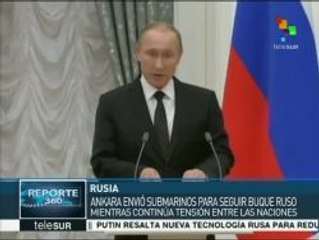 Turquía envía submarinos para seguir a un buque de guerra ruso