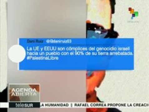 Tuiteros apoyan a Palestina y exigen que sea respetada