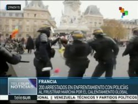 París: 200 arrestados tras enfrentamientos entre activistas y policías