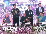 President Pranab Mukherjee inaugurates cattlefeed Plant of AMUL at Kheda Kapadwanj