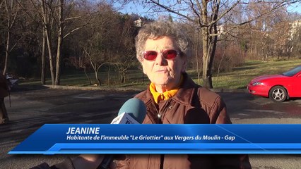 D!CI TV : Jeanine, habitante de l'immeuble voisin de l'incendie de voiture à Gap